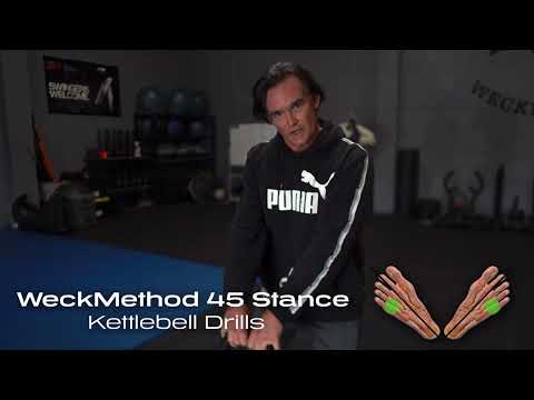 Weckmethod - 45 Stance - Kettlebell Swing in Motion