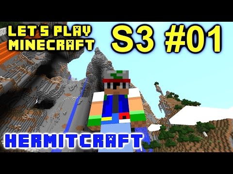 Minecraft Amplified Survival Ep. 1 - Our Journey Begins !!! ( Hermitcraft Server )