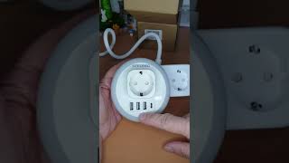 SIYOMG USB Steckdose, USB Steckdosenadapter mit LED Nachtlicht, Genial