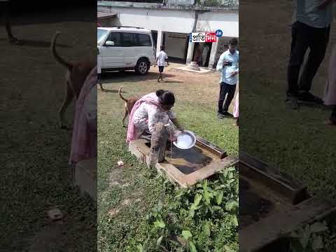 WB Minister Birbaha Hansda Shares Mid-Day Meal with Students in Binpur