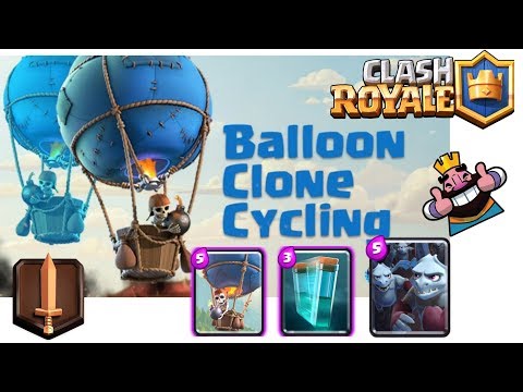 CLASH ROYALE - "BALLOON and MINION HORDE CLONE" 🎈😲😲