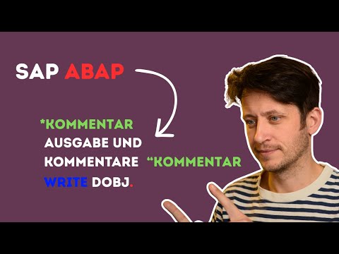ABAP Ausgaben & Kommentare schreiben | Tutorial Deutsch #02