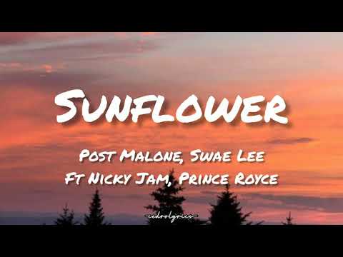 Sunflower Remix // Post Malone, Swae Lee ft. Nicky Jam, Prince Royce ; (Lyrics/Letra) 🎵