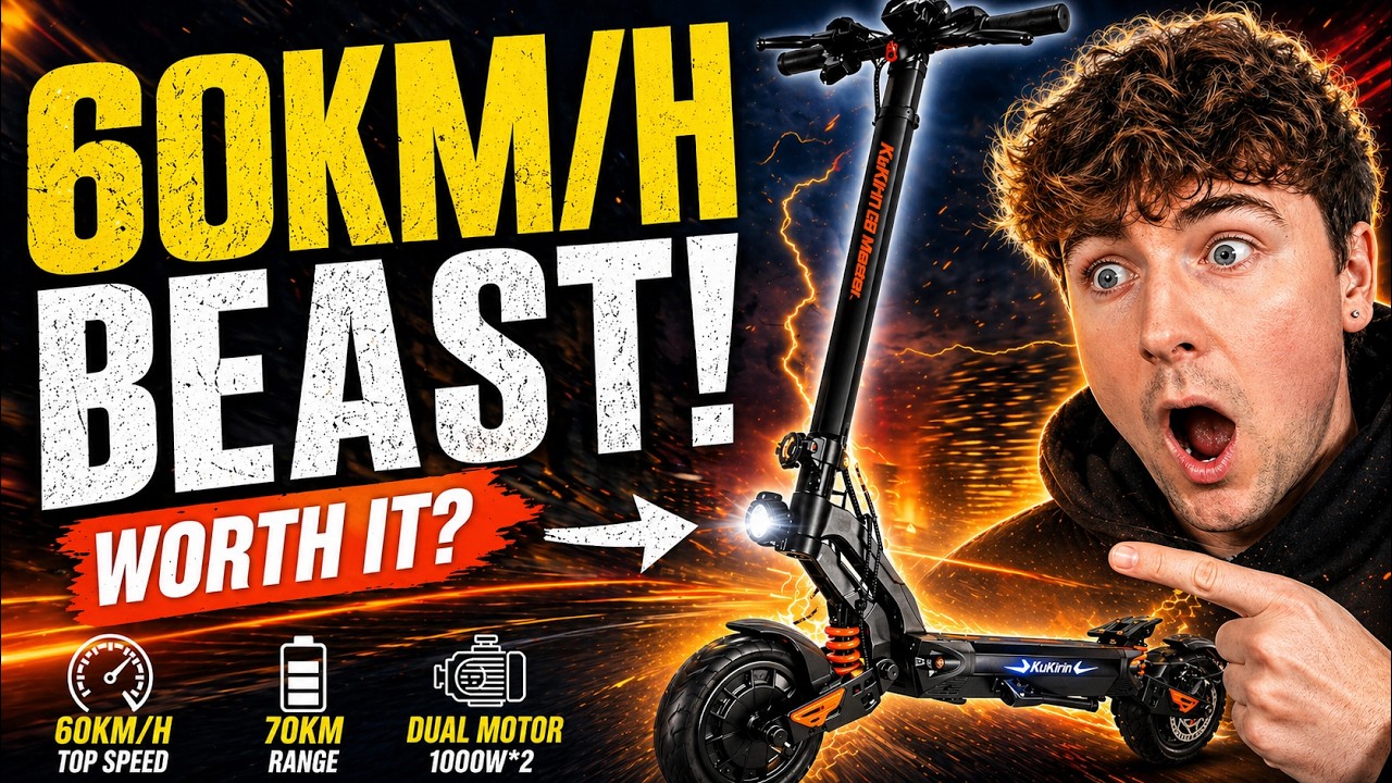The powerful KuKirin G2 Master electric scooter!