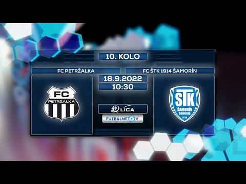 2.liga 2022/2023 10.kolo: FC Petržalka - FC ŠTK 1914 Šamorín (zostrih)