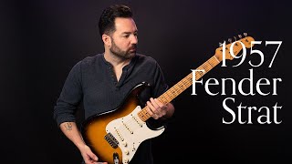 Video thumbnail for 1957 Fender Stratocaster, 2-Tone Sunburst by Carter Vintage Backstage