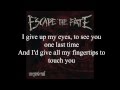 Escape The Fate -Picture Perfect + Lyrics