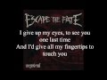 Escape The Fate -Picture Perfect + Lyrics 