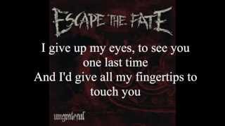 Escape The Fate -Picture Perfect + Lyrics