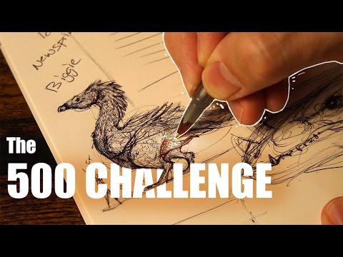 Draw Better using the 500 Lines per Day Challenge!