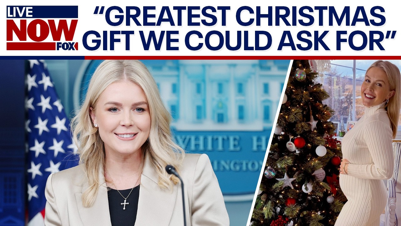 White House Press Secretary Karoline Leavitt announces pregnancy, expecting baby girl