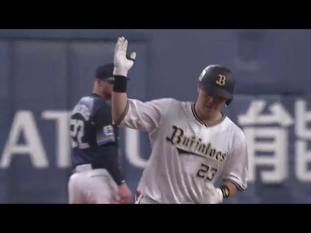 【2回裏】バファローズ・伏見 先制のソロホームランを放つ!! 2021/6/25 B-L