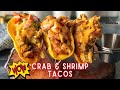 How to make Lump Crab & Shrimp Tacos + Homemade Taco Shells & Crab sauce