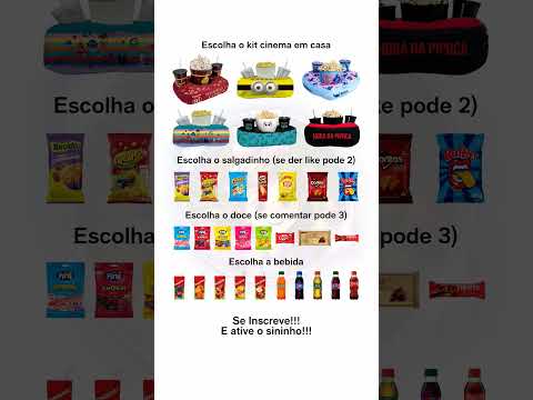 Monte seu kit cinema em casa!