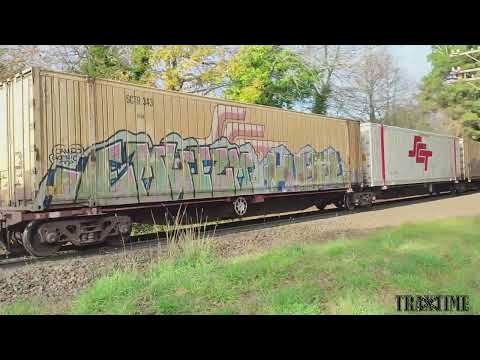 Freight Train - SCT003/SCT004/SCT007/CSR001 - VIC/SA line at RLX0566 Aldgate, SA