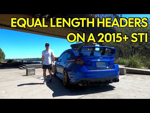 Killer B Equal Length Holy Headers on a 2015+ WRX STI