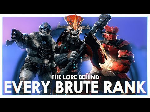 The Lore Behind ALL of the Brute Ranks and Armor - Halo