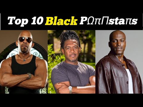 Top Ten Strong and Muscular Black male Actors and Prnstar | Top Ten strongest black actors 💪