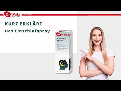 Kurz erklärt: Einschlafspray von Dr. Wolz mit Melatonin