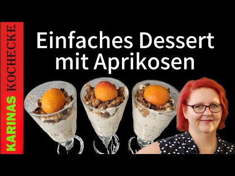 Griechischer Joghurt mit Aprikosen: Einfaches und leckeres Dessert-Rezept