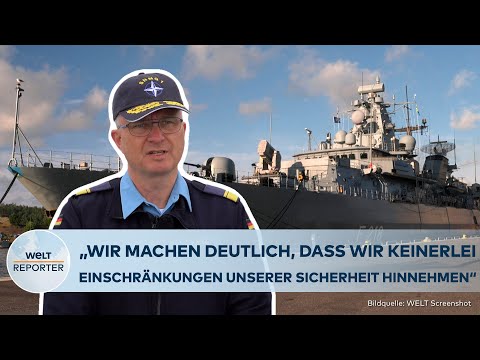 Video Thumbnail: OSTSEE: Kritische Infrastruktur! Mit einer Fregatte auf Patrouille – plötzlich Einsatz | Reporter