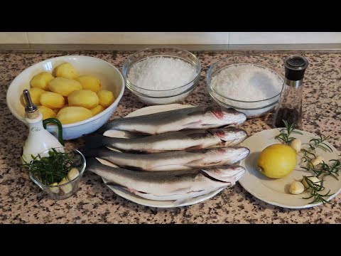 Ricetta: Branzino al sale, servito con Patate | Ricetta facile | Secondo Piatto
