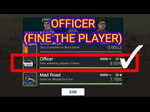 HOW TO COMPLETE FINE SPEEDING PLAYERS MISSION  IN CAR PARKING MULTIPLAYER | GAMING ZONE
