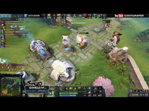 D2AiO - W33 vs Dendi Dota2 - Earth Spirit Supporter vs Invoker Mid Lane