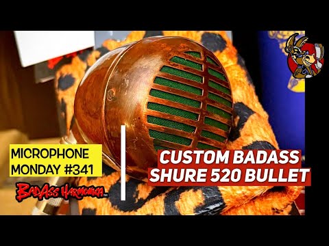 Full Custom Bullet! Best Blues Harmonica Mics | Shure CR Copper Bullet Harp Microphone Monday 341