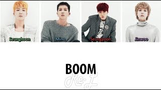 WINNER - &#39;BOOM&#39; LYRICS (Color Coded ENG/ROM/HAN)