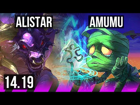 ALISTAR & Twitch vs AMUMU & Miss Fortune (SUP) | 1500+ games, 2/2/12 | EUW Master | 14.19