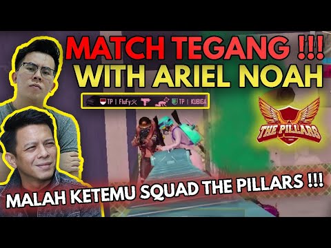 MATCH TEGANG WITH " ARIEL NOAH " KETEMU TIM ESPORT NYA SENDIRI ! ASLI SERU PARAH !! - PUBG MOBILE