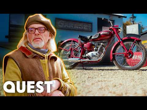 Henry Flips Beautiful Triumph Terrier Motorcycle In MINT Condition | Shed & Buried