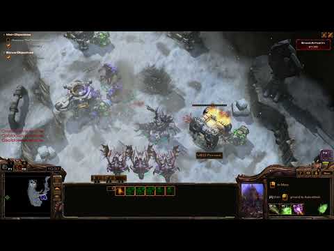 StarCraft 2 Custom Campaign The Swarms Control Mission 7 Frysende Kanon