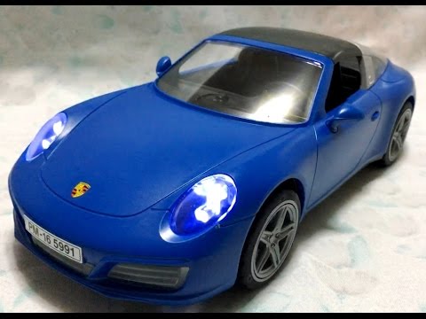 Porsche  911 Targa 4s de Playmobil - animacion stopmotion