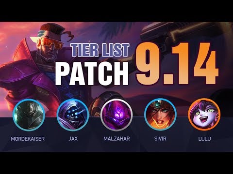 LoL Tier List Patch 9.14 by Mobalytics (HUGE Update)