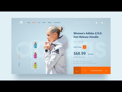 Web Design In Adobe XD | How To Make Website UI Design Using Adobe XD