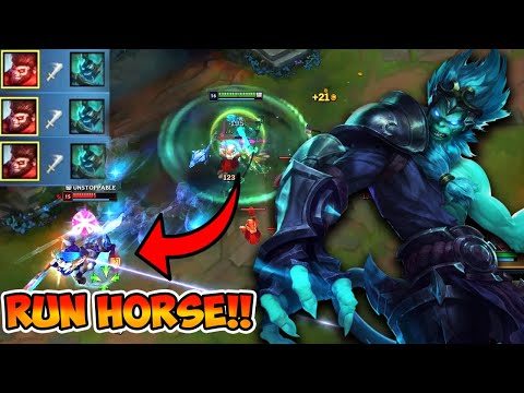 Destroying this Hecarim with my Wukong Jungle Secret Build !! ( ENEMY TEAM STOOD NO CHANCE !! lol )