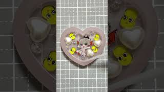 【ハンドメイド】魔界ノりりむ × ピーナッツくん 🎵 Stop Motionモチーフ✨シャカシャカキーホルダー作ってみた💎 #shorts #にじさんじ #ピーナッツくん