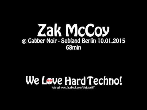 Zak McCoy @ "Gabber Noir" - Subland Berlin 10.01.2014