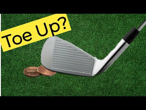 Should the toe be off the ground at set up