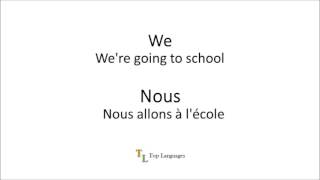 Prénoms Pronouns English French Anglais Français