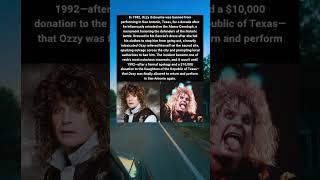 Ozzy Osbourne was banned from San Antonio for a decade