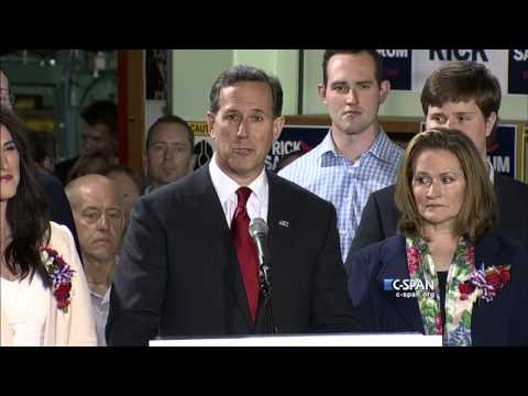 Click to Watch the Rick Santorum Announces His Candidacy saying - It is Time to Take Back America video