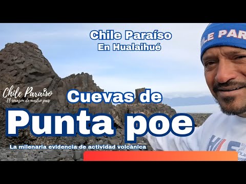 Hualaihué, cuevas de Punta poe, la milenaria evidencia de una agresiva actividad volcánica.