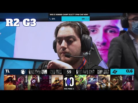 TL vs CLG - Game 3 | Round 2 Playoffs S12 LCS Summer 2022 | Team Liquid vs CLG G3