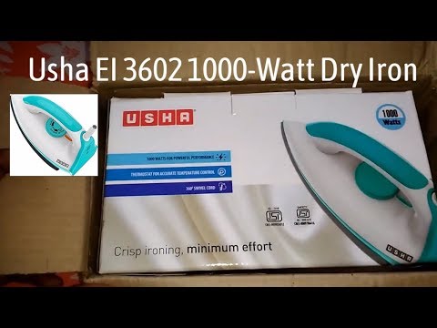 Unboxing of Usha EI 3602 1000-Watt Dry Iron