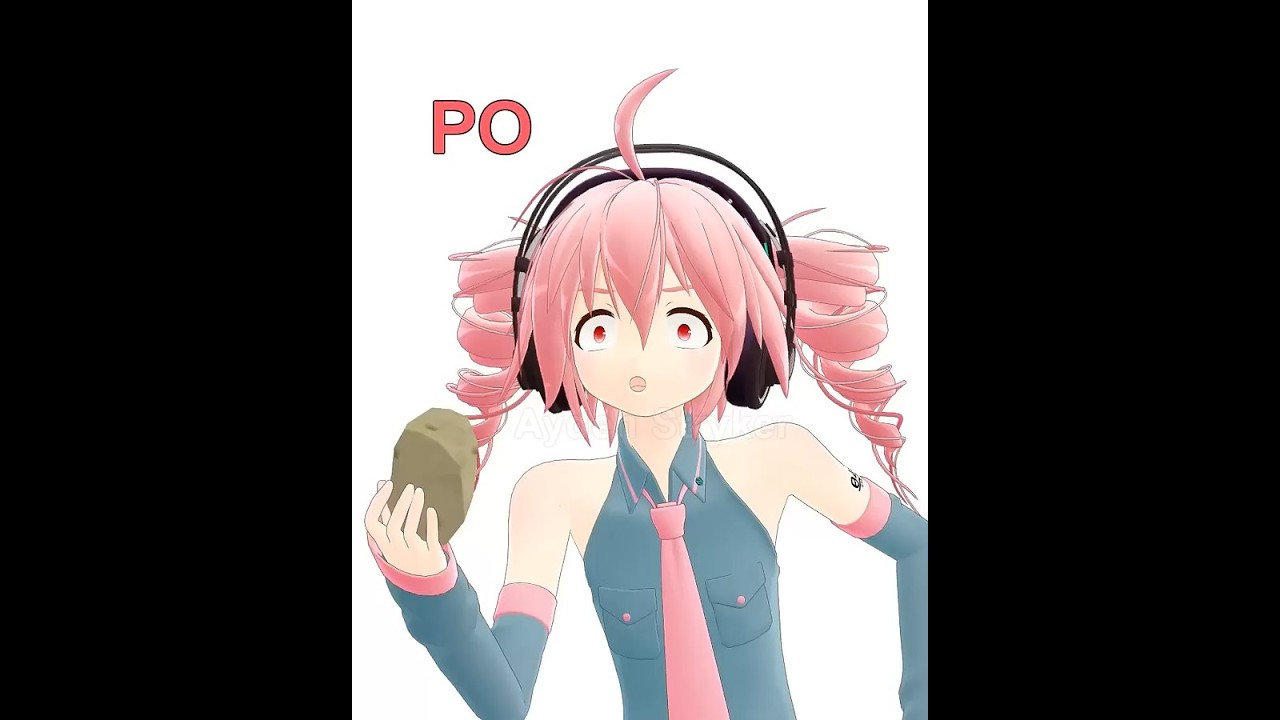 [MMD Talkloid] Teto Poteto  #vocaloid #meloloid #hatsunemiku