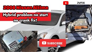 How to fix 2008-2012 Nissan Altima hybrid battery inverter code P0A7A.