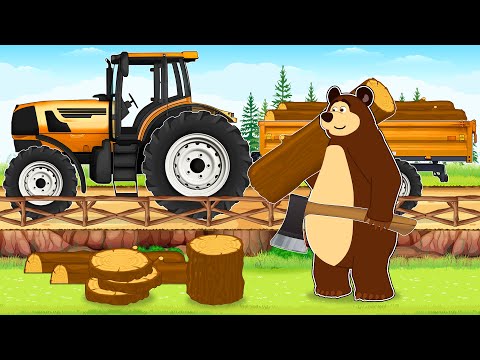 Farmworks: Tree Felling and Wood Transport to the Sawmill | Vehicles Farm
